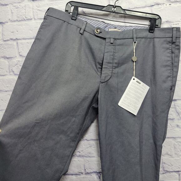 NWT Verdera Luxury Dress Pants Mens 40x35 Slim Fit Tapered Leg Made in Italy - Picture 2 of 8